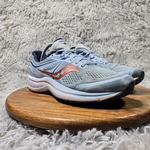 Saucony Omni 19 Womens Size 10 Blue/Bronze Mesh Casual Running Shoes S10570-45